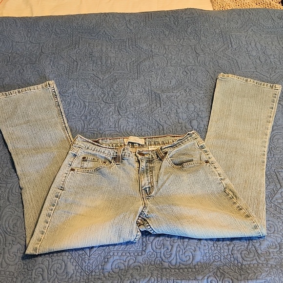 Signature Levi's Boot Cut Stretch Jeans ☆ Misses Sz 8 Short ☆ Vintage ☆ Awesome - Picture 11 of 14